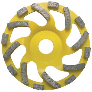 CWTURBOGELB диамантена чашка за шлайфане, Диамантени дискове за ъглошлайфи за сухо шлайфане, дискове за шлайфане на абразивни материали